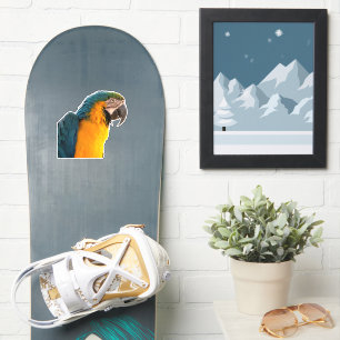 Macaw Parrot Photo Sticker