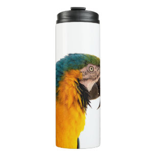Macaw Parrot Photo Thermal Tumbler