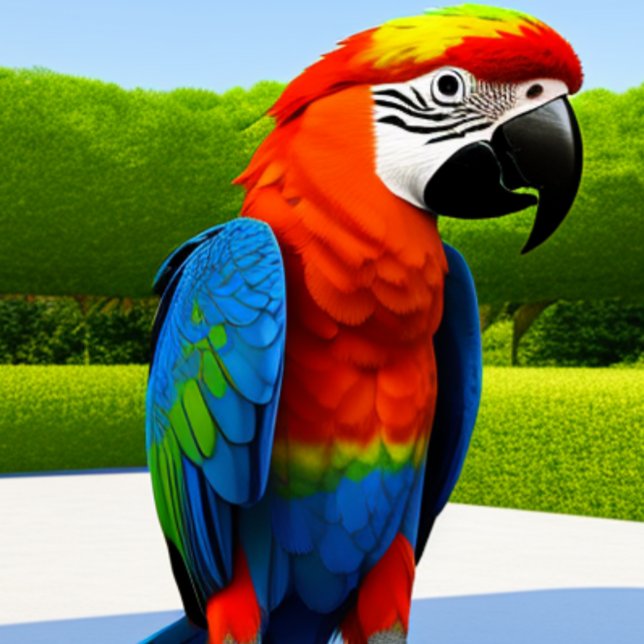 Macaw Parrot T-Shirt (Creator Uploaded)