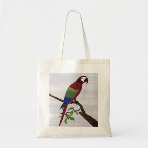 Macaw Parrot Tote Bag