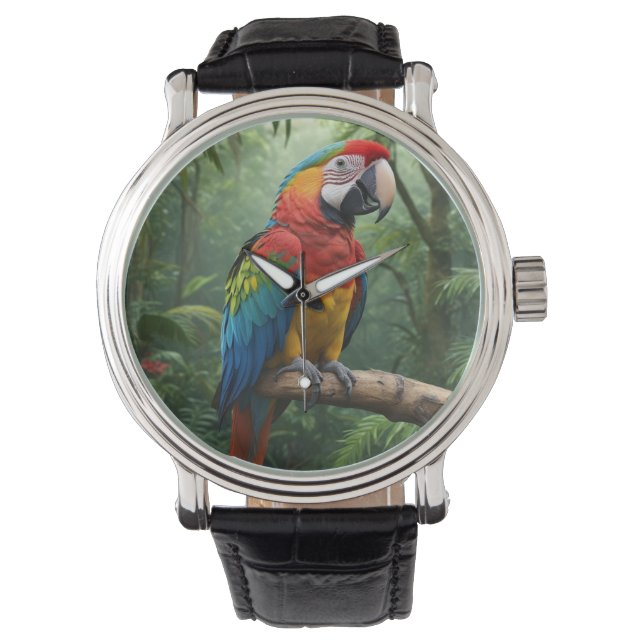 Macaw Parrot Watch (Front)