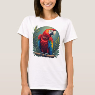 Macaw Parrot Women's Tee – Colorful Tropical Bird