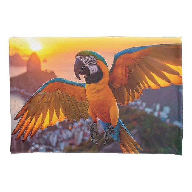Macaw Pillow Case (Front)