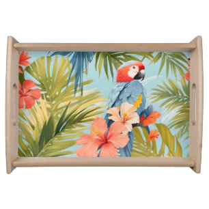 Macaw Tropical Solitude Serving Tray