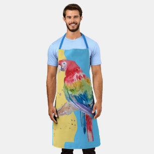 Macaws Macaw Parrot Mens Customizable Name Apron