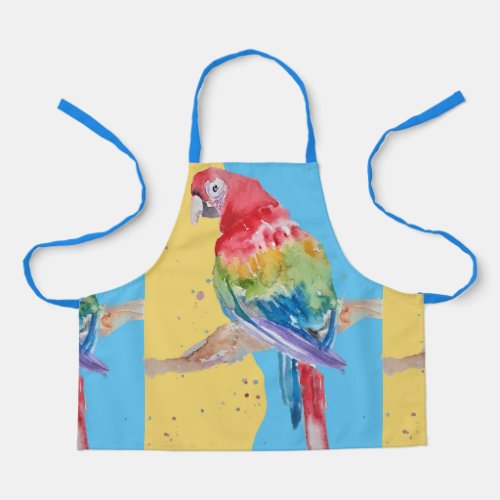 Macaws Macaw Parrot Tropical Colorful Boys Apron