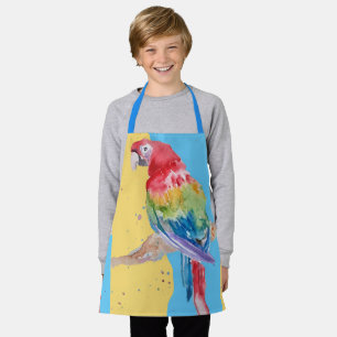 Macaws Macaw Parrot Tropical Colorful Boys Apron