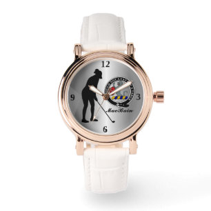 MacBain Clan Badge (Hers) Golf Watch