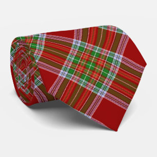 MacBain Clan Tartan Scottish Plaid Neck Tie