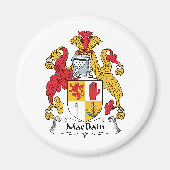 MacBain Family Crest Magnet (Front)