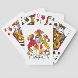 MacBain Family Crest Poker Cards
