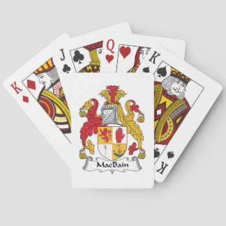 MacBain Family Crest Poker Cards
