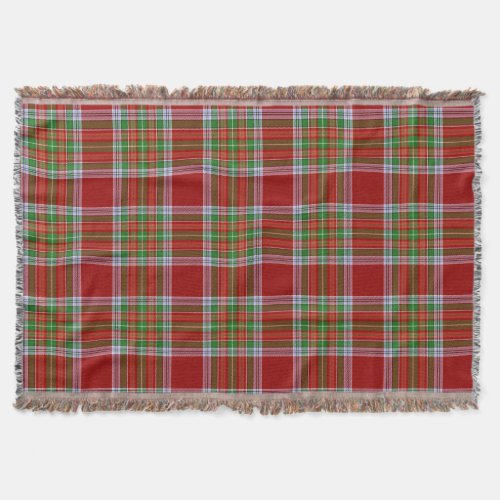 MacBain MacBean Scottish Clan Tartan Plaid Throw Blanket