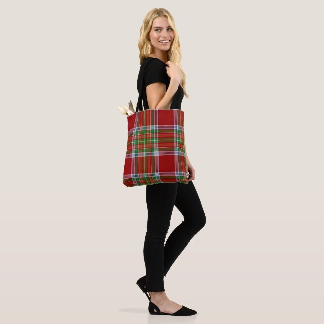 MacBain MacBean Scottish Clan Tartan Plaid Tote Bag (On Model)