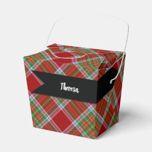MacBain Scottish Tartan Clan Plaid Favor Boxes