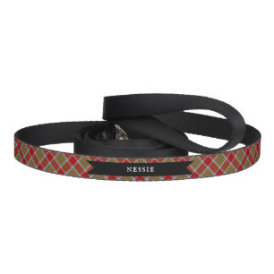 MacBain Tartan Plaid Scottish Pattern Pet Leash