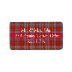 MacBean Tartan Label