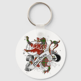 MacBean Tartan Lion Keychain