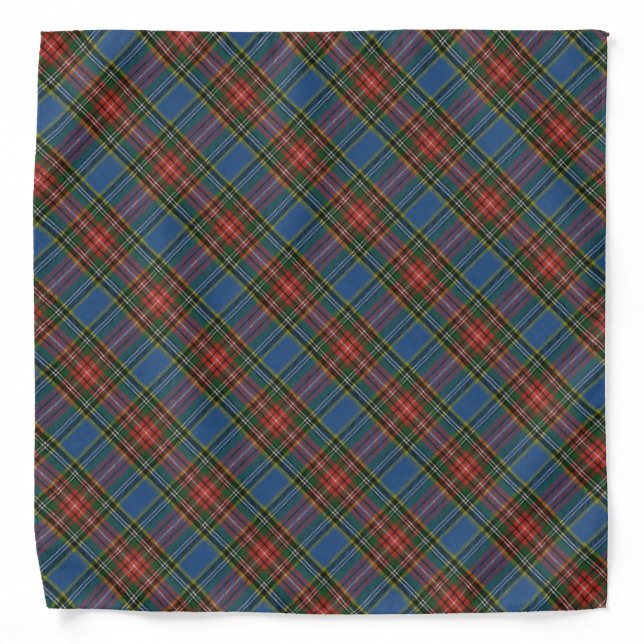 MacBeth Ancient Original Scottish Tartan Bandana (Front)