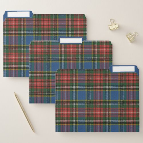 MacBeth Ancient Original Scottish Tartan File Folder