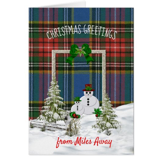 MacBeth Ancient Tartan Christmas Cards (Front)