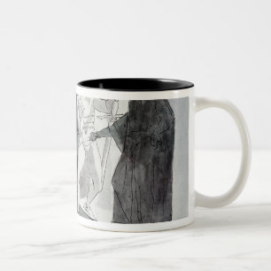 Macbeth and the Armed Head Two-Tone Coffee Mug