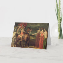 Macbeth and the Three Witches, 1855 Card