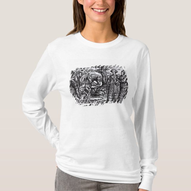 Macbeth, Banquo and the Three Witches T-Shirt (Front)