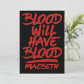 Macbeth Blood Will Have Blood (Standing Front)