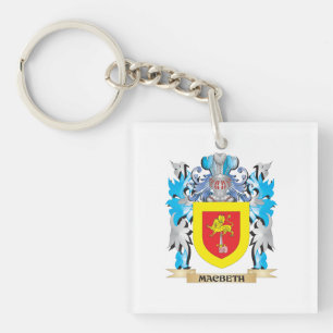 Macbeth Coat of Arms - Family Crest Keychain