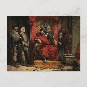 Macbeth instructing the Murderers Postcard
