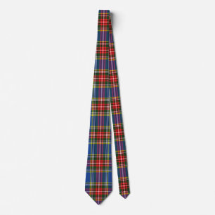 MacBeth Modern Tartan Plaid Scottish Colorful Neck Tie