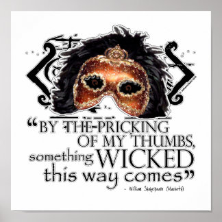 Macbeth Quote Poster