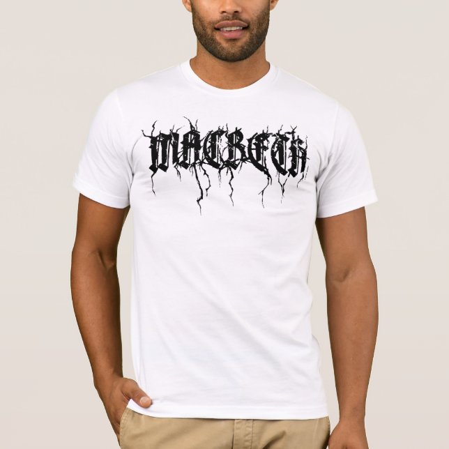 MACBETH T-Shirt Black Lettering (Front)