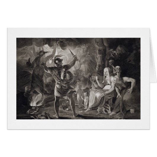 Macbeth, the Three Witches and Hecate in Act IV, S Cards (Front Horizontal)