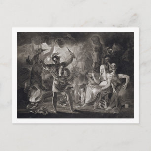 Macbeth, the Three Witches and Hecate in Act IV, S Postcard