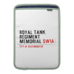 royal tank regiment memorial  MacBook Air sleeves