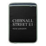 Chibnall Street  MacBook Air sleeves