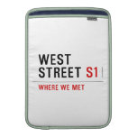 west  street  MacBook Air sleeves
