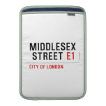MIDDLESEX  STREET  MacBook Air sleeves