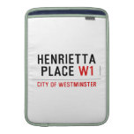 Henrietta  Place  MacBook Air sleeves