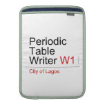 Periodic Table Writer  MacBook Air sleeves