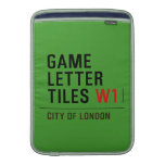 Game Letter Tiles  MacBook Air sleeves