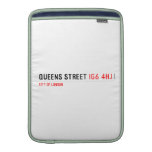 queens Street  MacBook Air sleeves