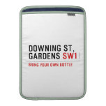 Downing St,  Gardens  MacBook Air sleeves
