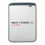 Bwlch Y Fedwen  MacBook Air sleeves