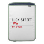 FUCK street   MacBook Air sleeves