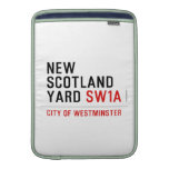new scotland yard  MacBook Air sleeves