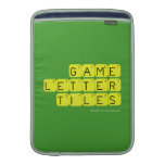 Game Letter Tiles  MacBook Air sleeves