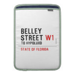 Belley Street  MacBook Air sleeves